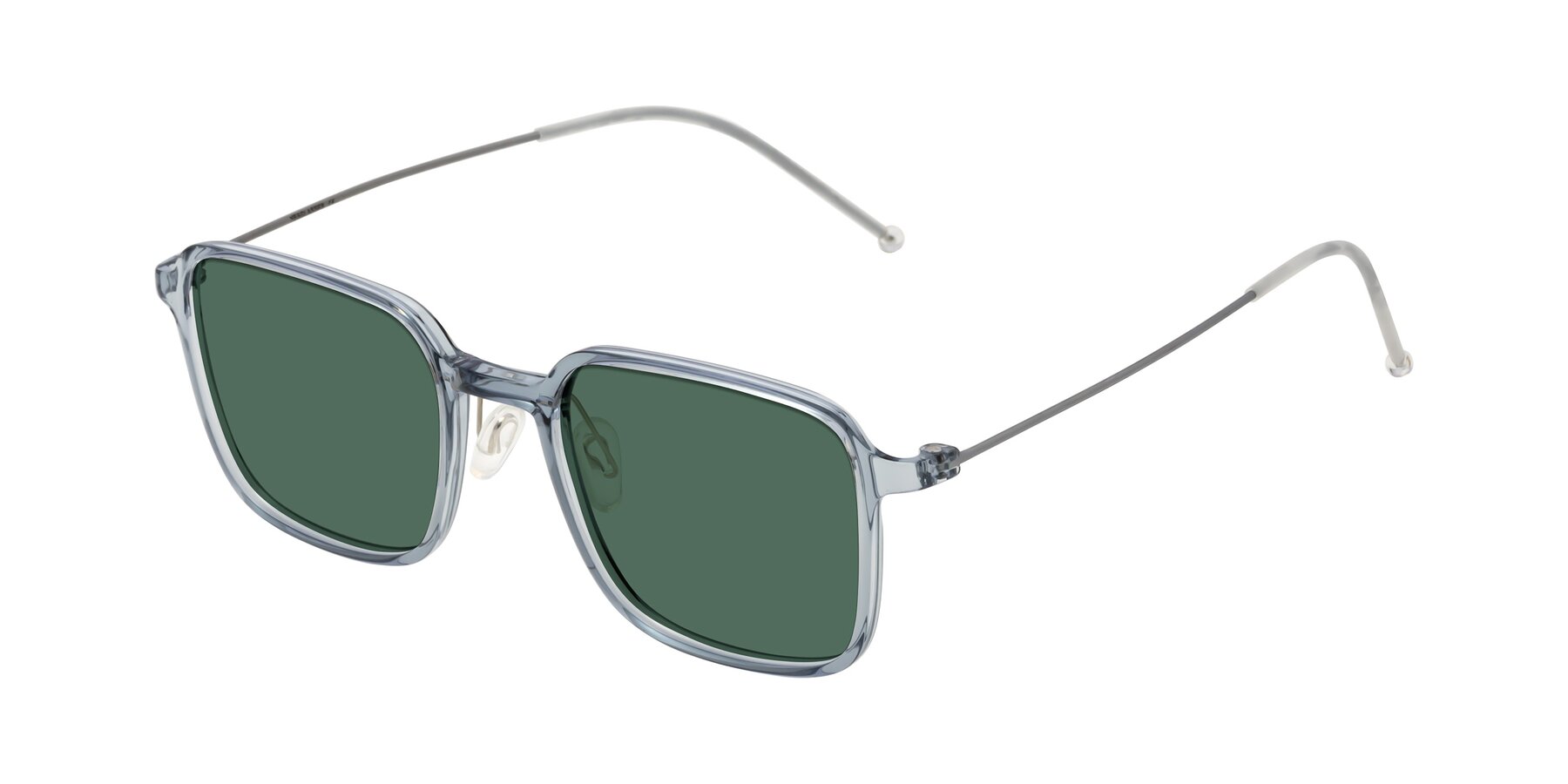 Angle of Pompey in Transparent Blue with Green Polarized Lenses