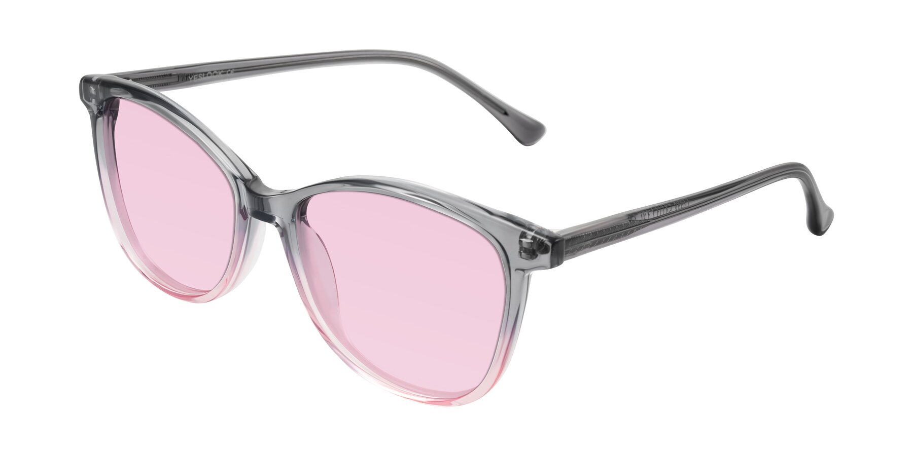 Angle of Creek in Gray/Pink with Light Pink Tinted Lenses
