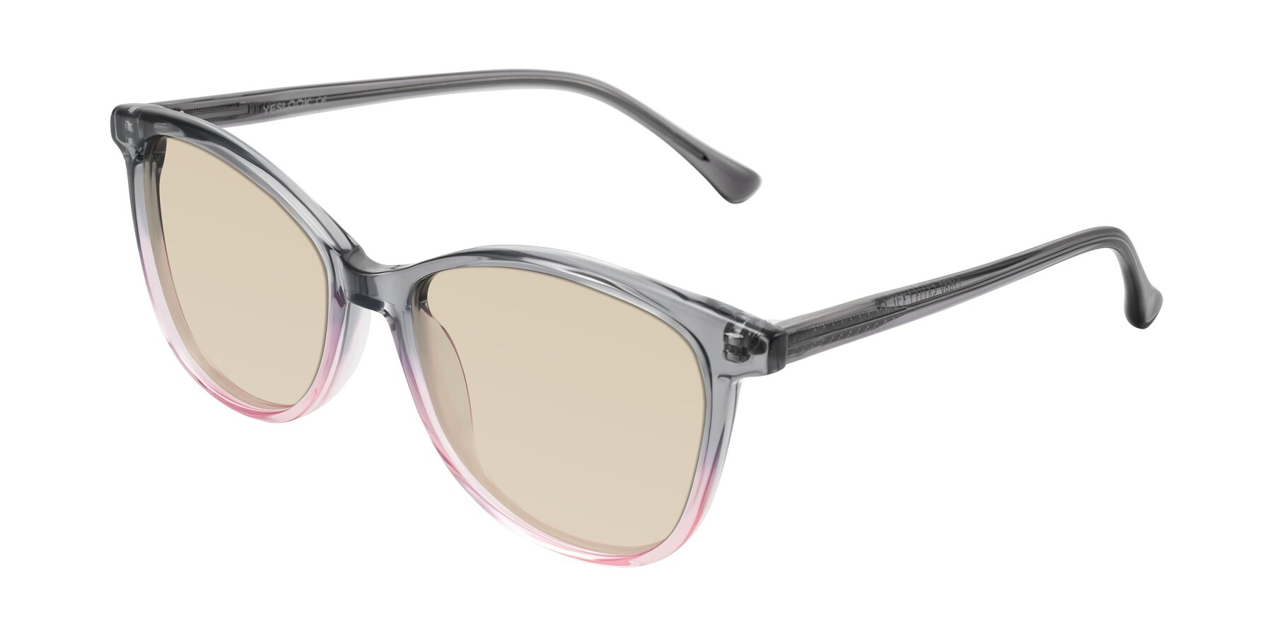 Angle of Creek in Gray/Pink with Light Brown Tinted Lenses