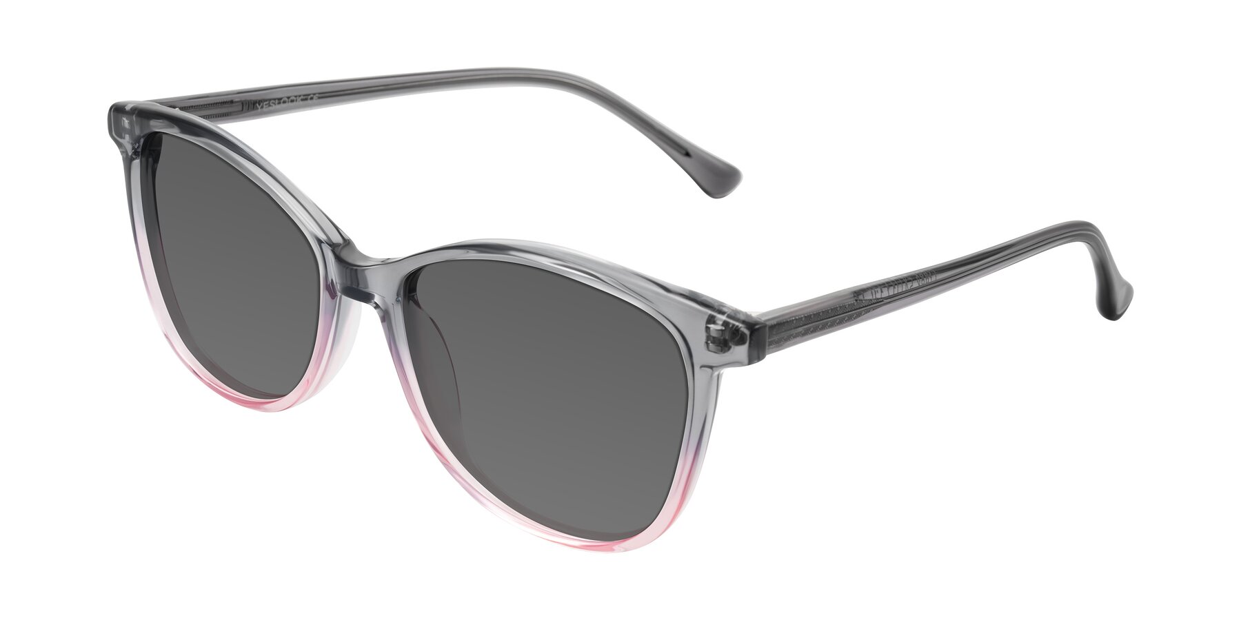 Angle of Creek in Gray/Pink with Medium Gray Tinted Lenses