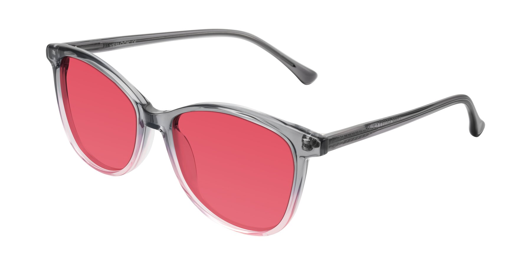 Angle of Creek in Gray/Pink with Red Tinted Lenses