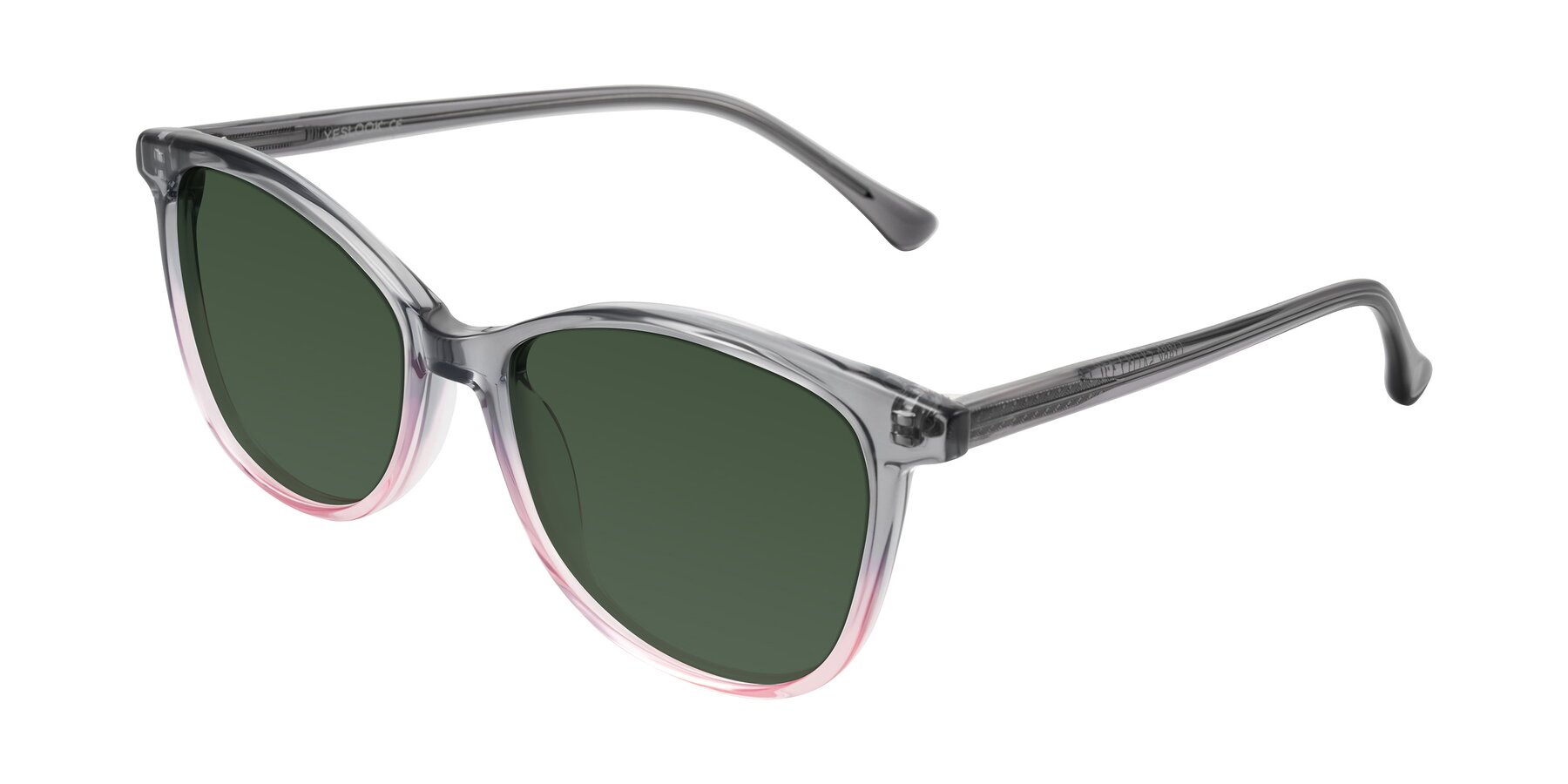 Angle of Creek in Gray/Pink with Green Tinted Lenses