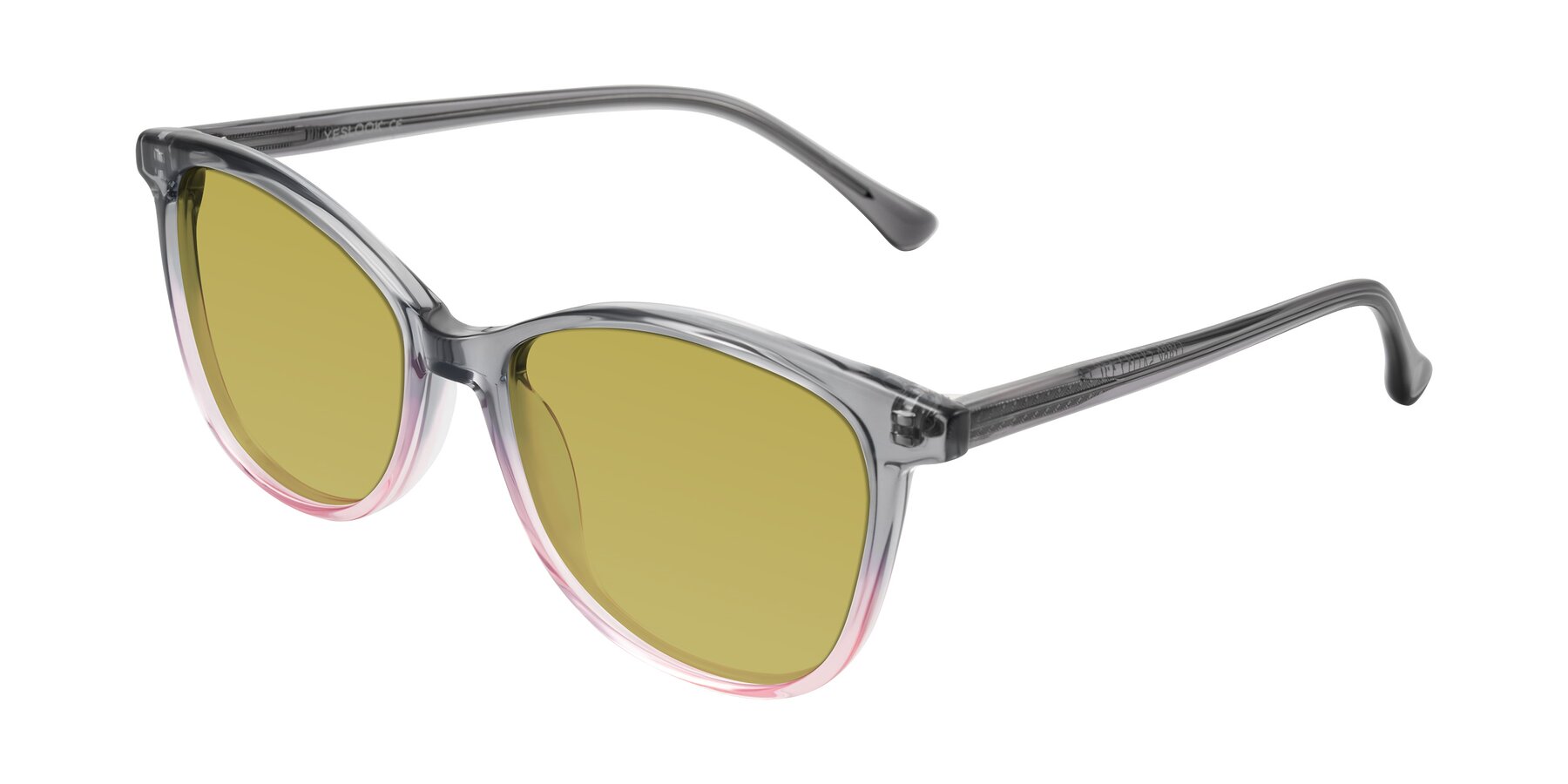 Angle of Creek in Gray/Pink with Champagne Tinted Lenses