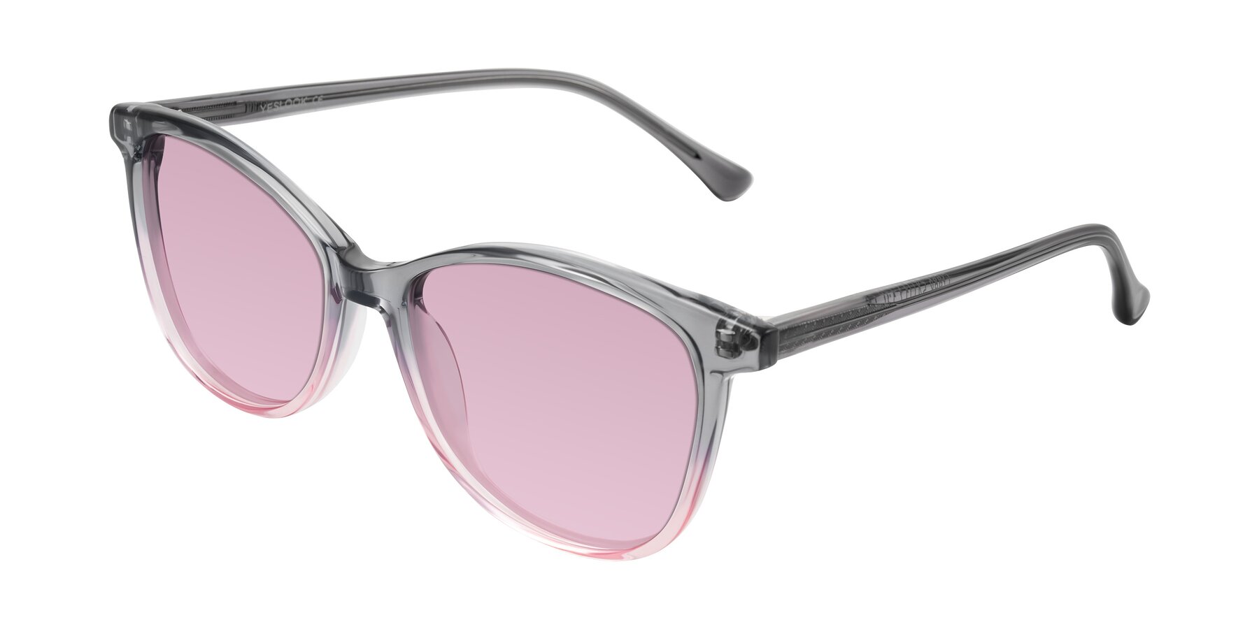 Angle of Creek in Gray/Pink with Light Wine Tinted Lenses