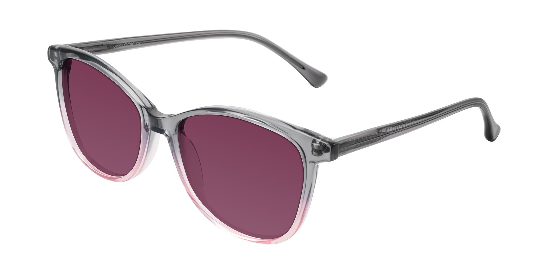Angle of Creek in Gray/Pink with Wine Tinted Lenses