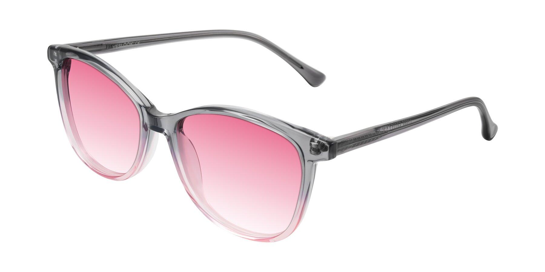 Angle of Creek in Gray/Pink with Pink Gradient Lenses