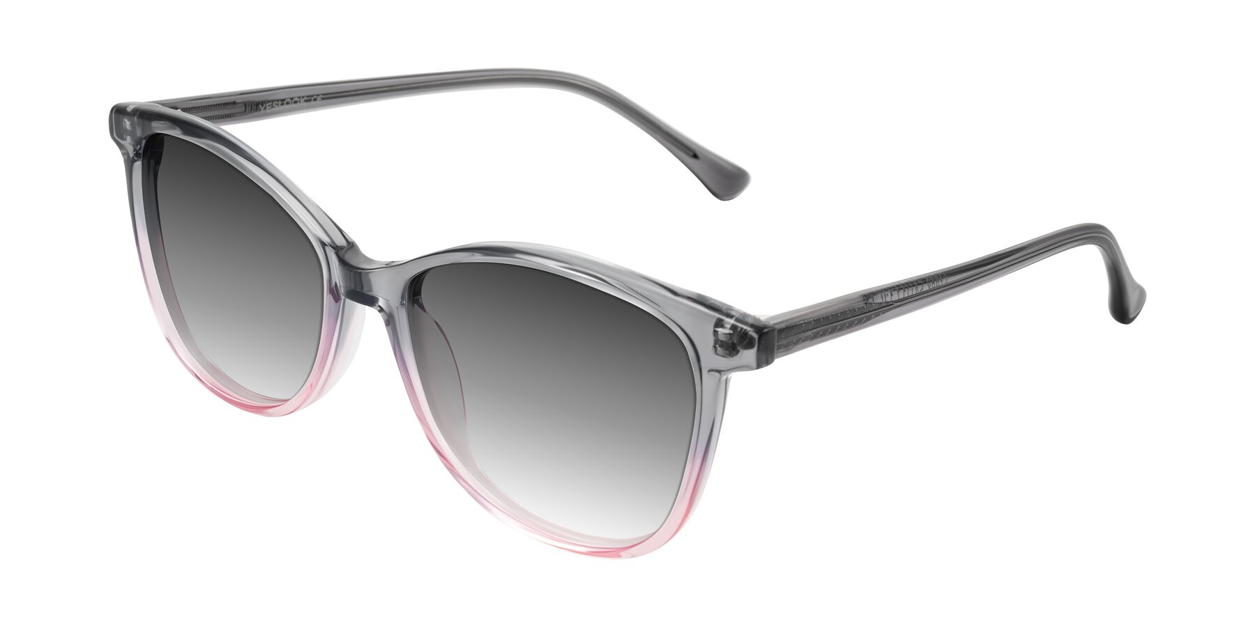 Angle of Creek in Gray/Pink with Gray Gradient Lenses