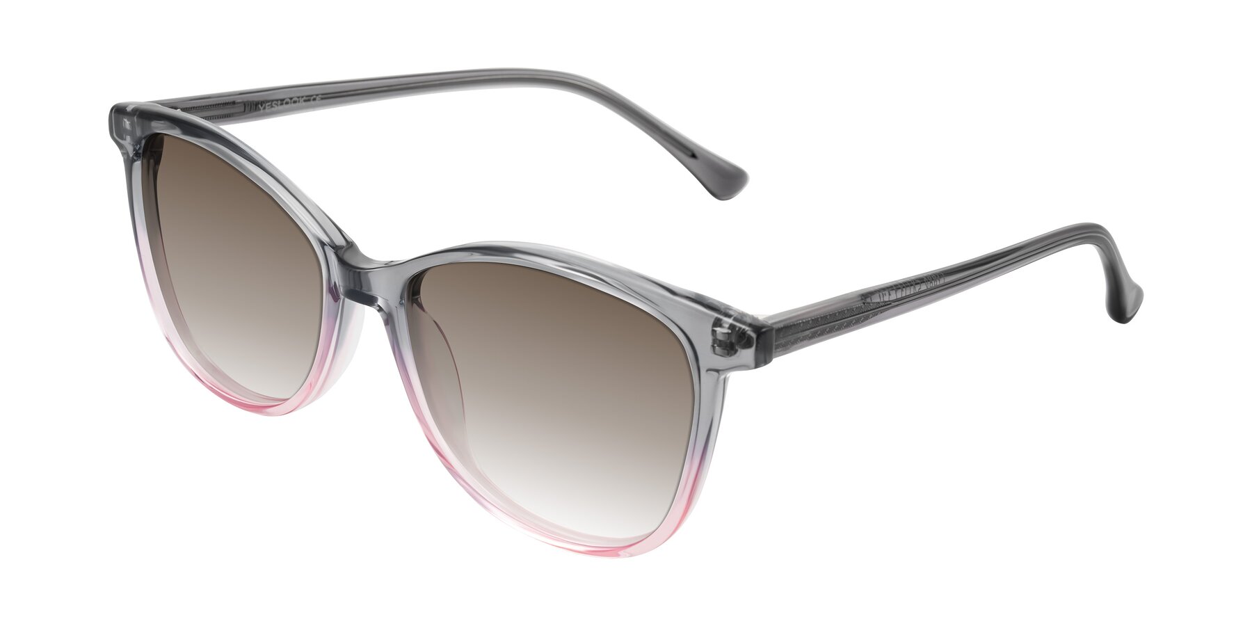 Angle of Creek in Gray/Pink with Brown Gradient Lenses