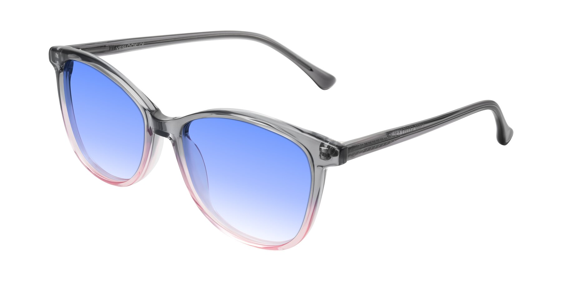 Angle of Creek in Gray/Pink with Blue Gradient Lenses