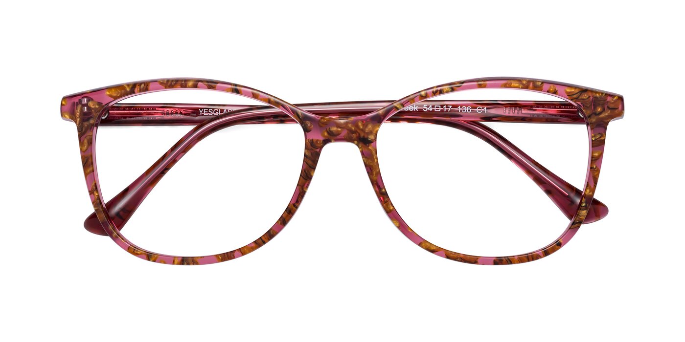 Creek - Red Floral Eyeglasses