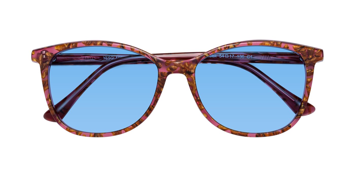 Creek - Red Floral Tinted Sunglasses