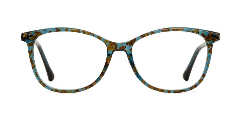 Creek - Ocean Blue Floral Eyeglasses