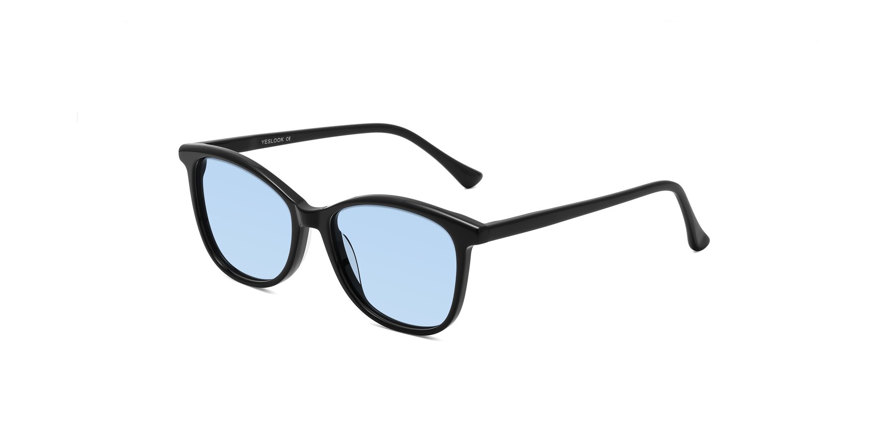 Angle of Creek in Black with Light Blue Tinted Lenses