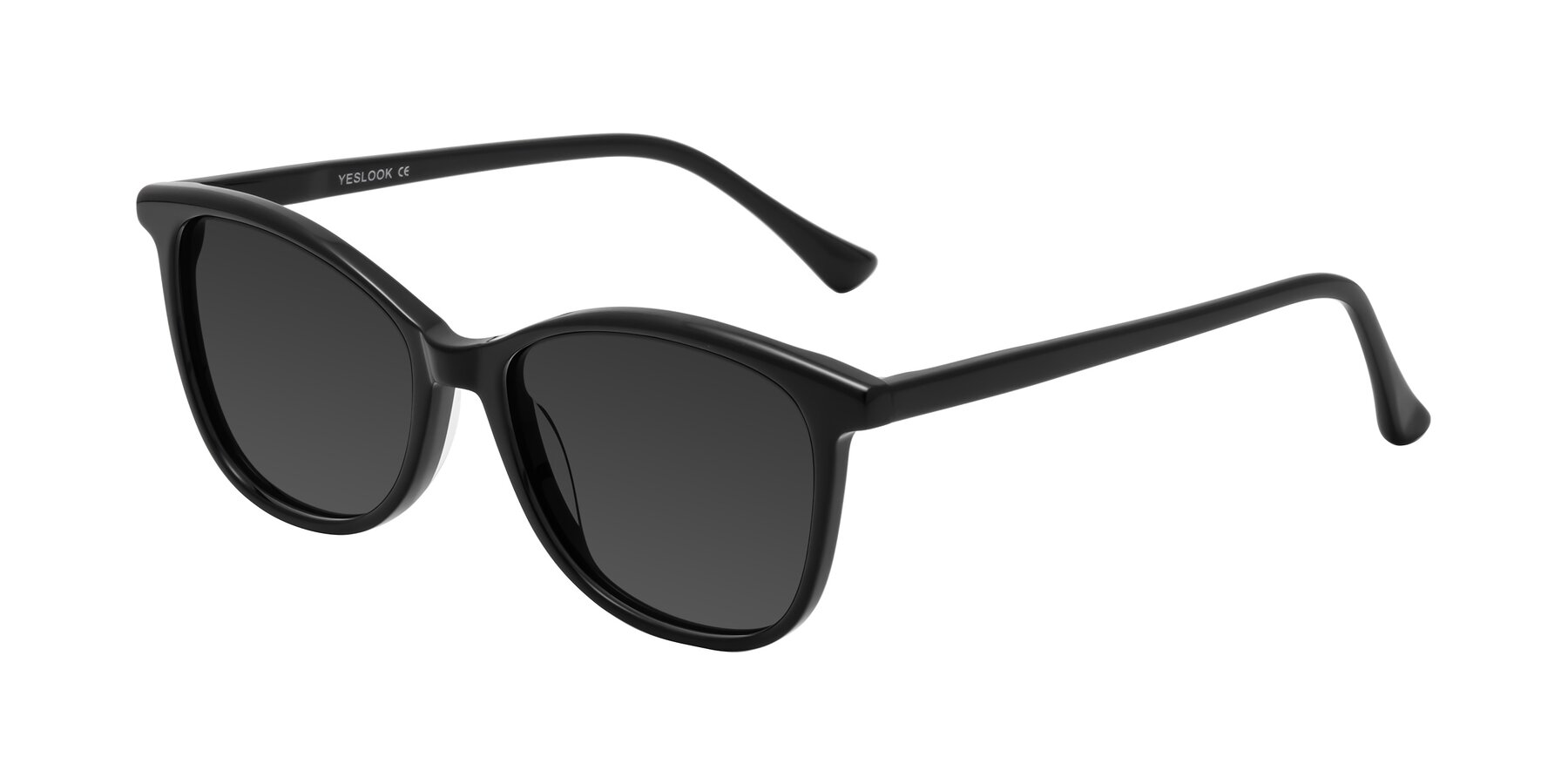 Angle of Creek in Black with Gray Tinted Lenses