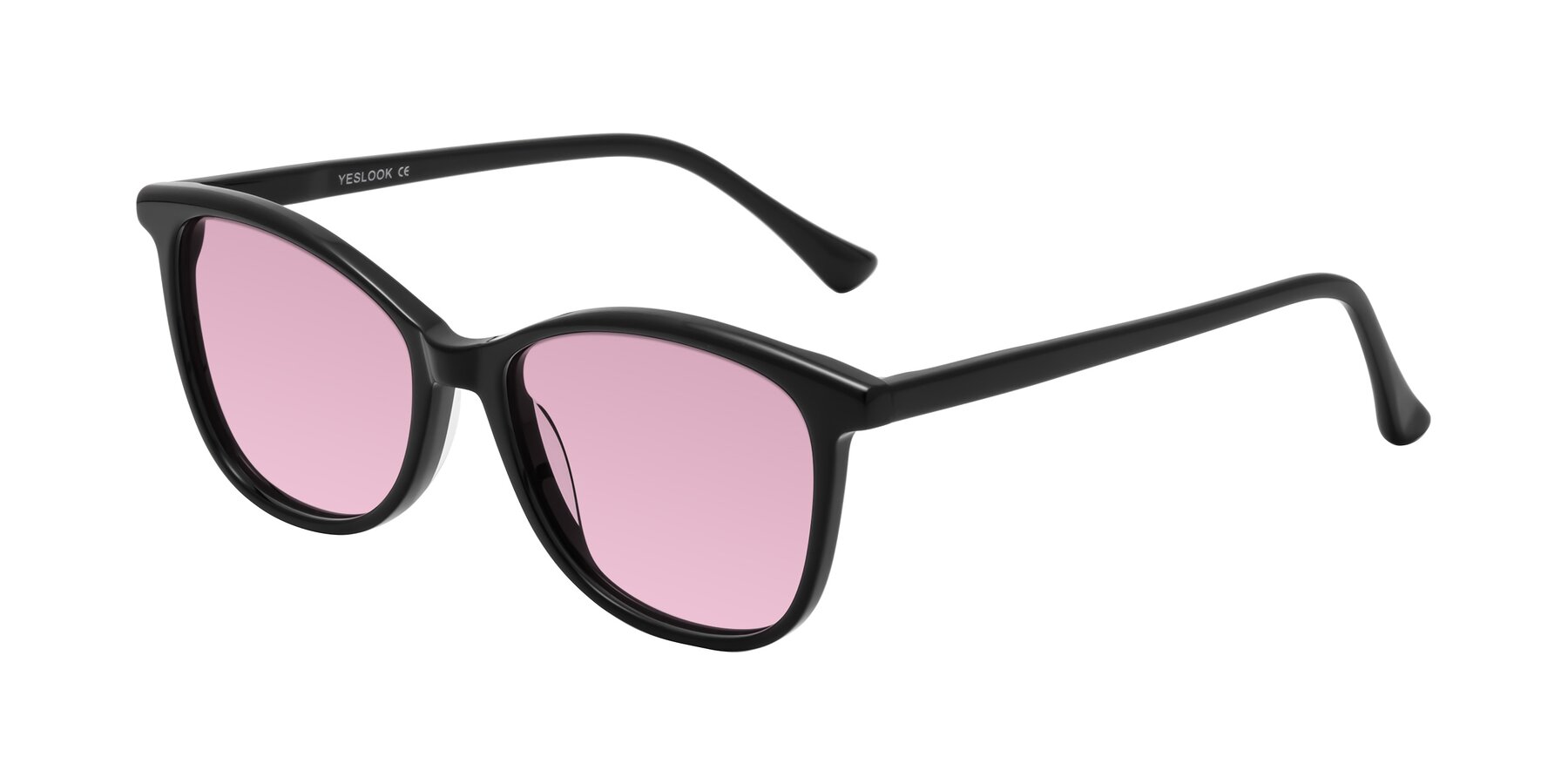 Angle of Creek in Black with Light Wine Tinted Lenses