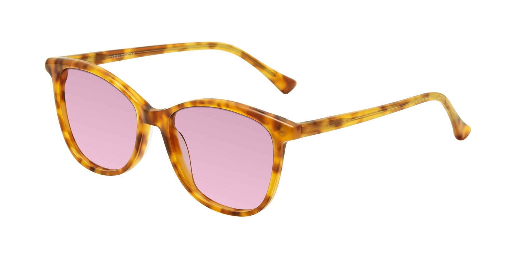 Angle of Creek in Amber Tortoise with Light Wine Tinted Lenses