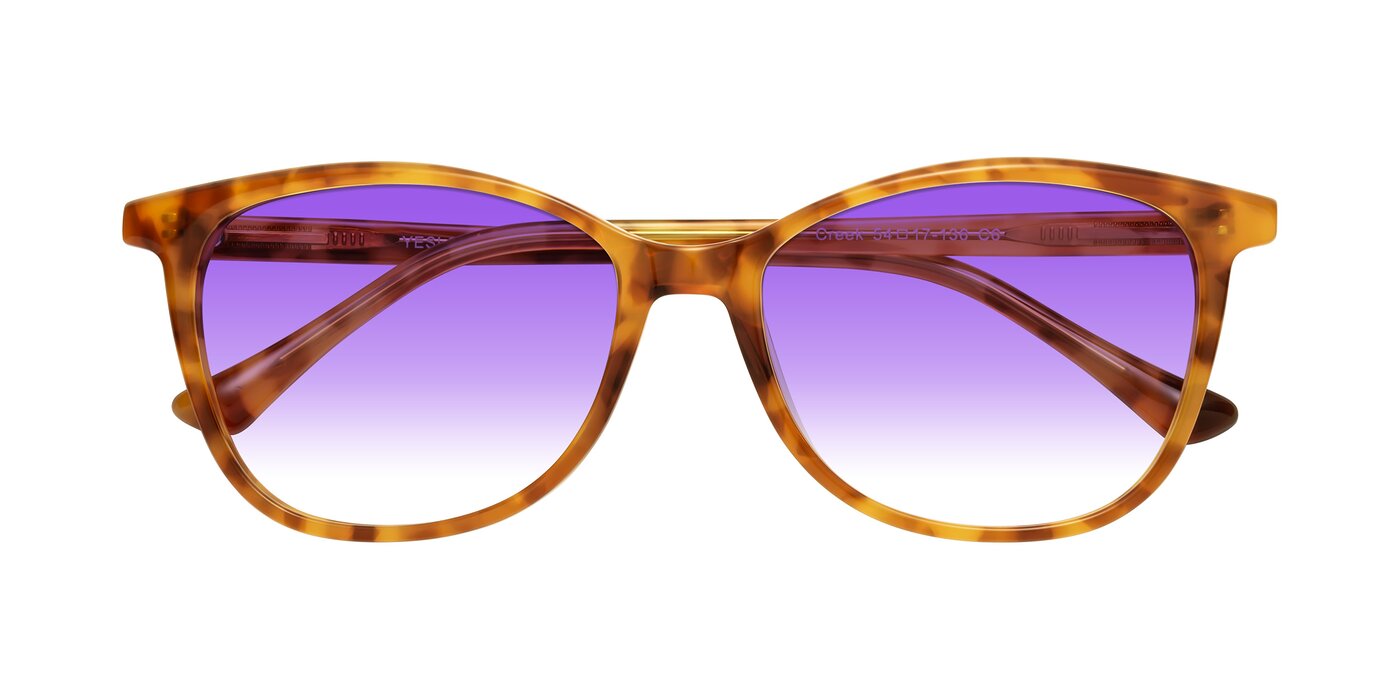 Creek - Amber Tortoise Gradient Sunglasses