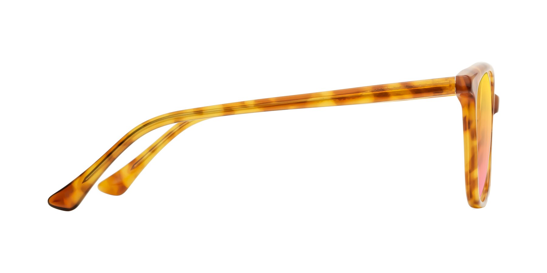 Side of Creek in Amber Tortoise with Yellow / Pink Gradient Lenses