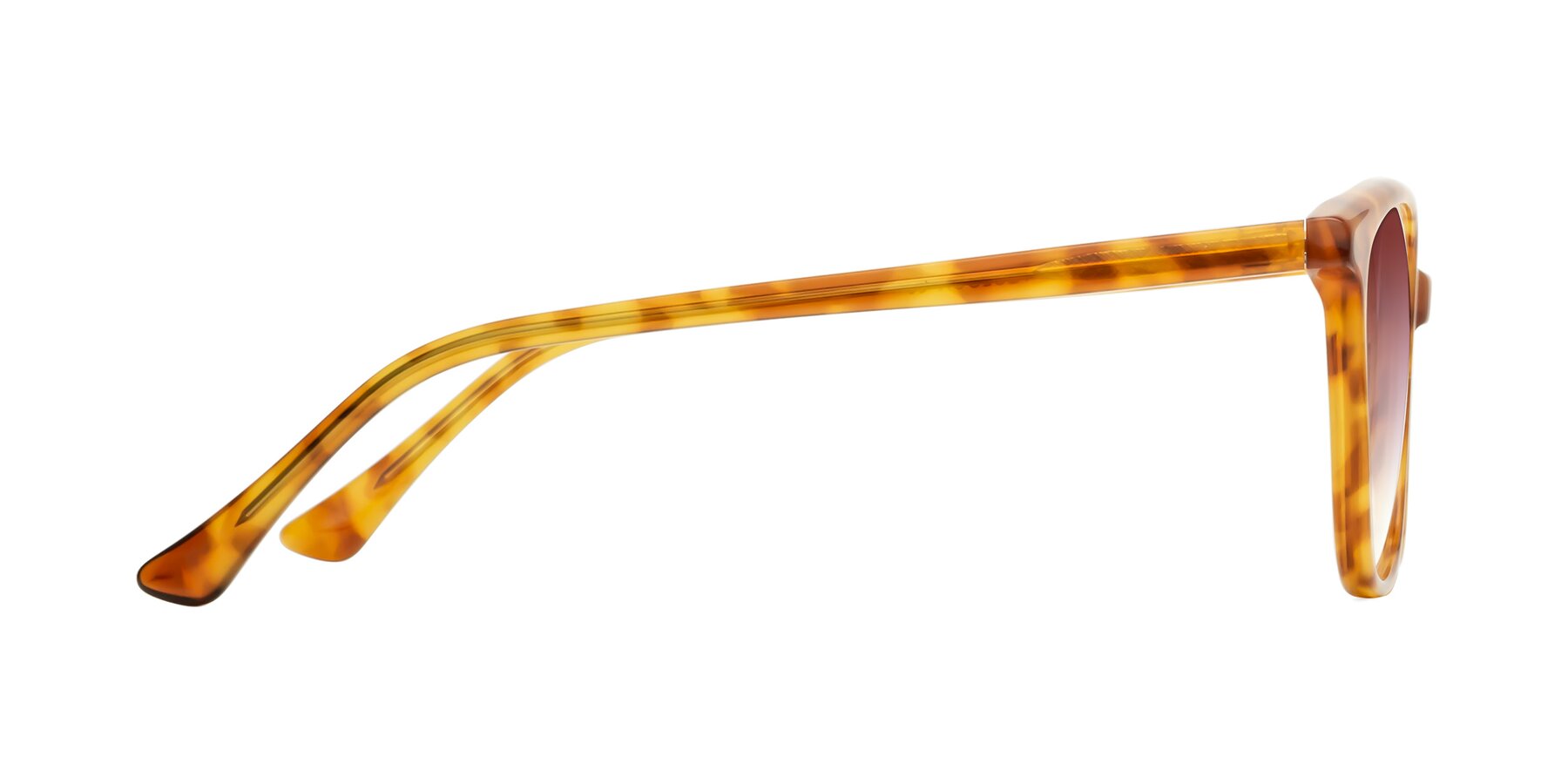 Side of Creek in Amber Tortoise with Garnet Gradient Lenses