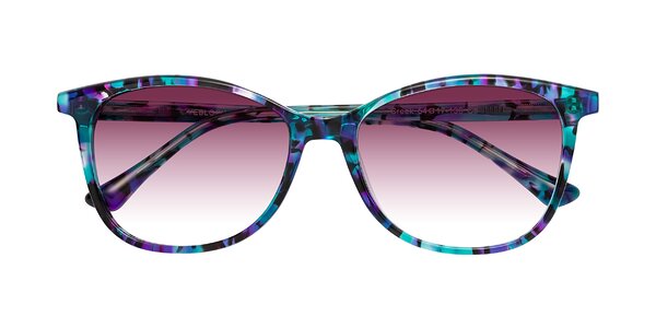 Front of Creek in Floral Blue