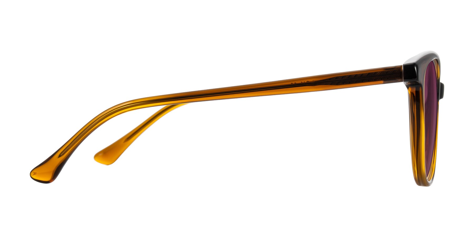 Side of Creek in Gradient Brown with Wine Tinted Lenses