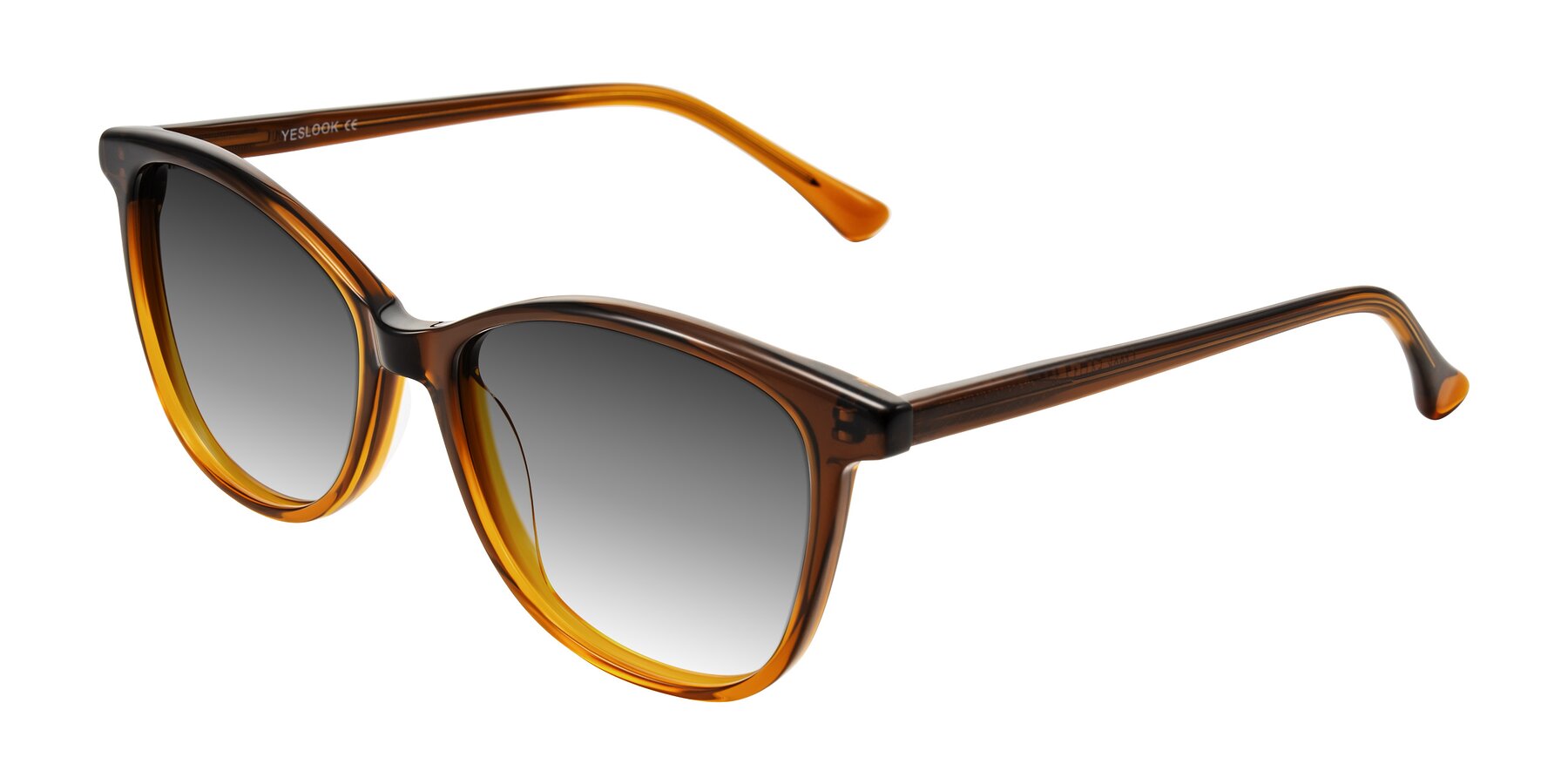 Angle of Creek in Gradient Brown with Gray Gradient Lenses