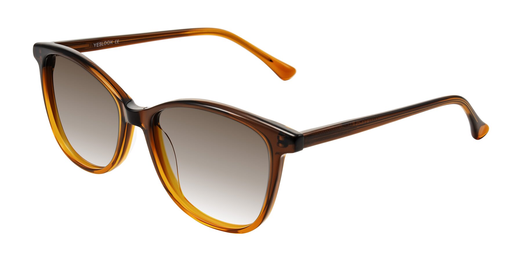 Angle of Creek in Gradient Brown with Brown Gradient Lenses