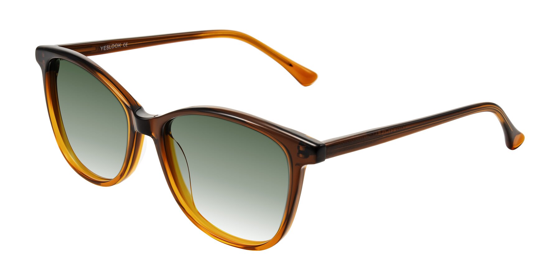 Angle of Creek in Gradient Brown with Green Gradient Lenses
