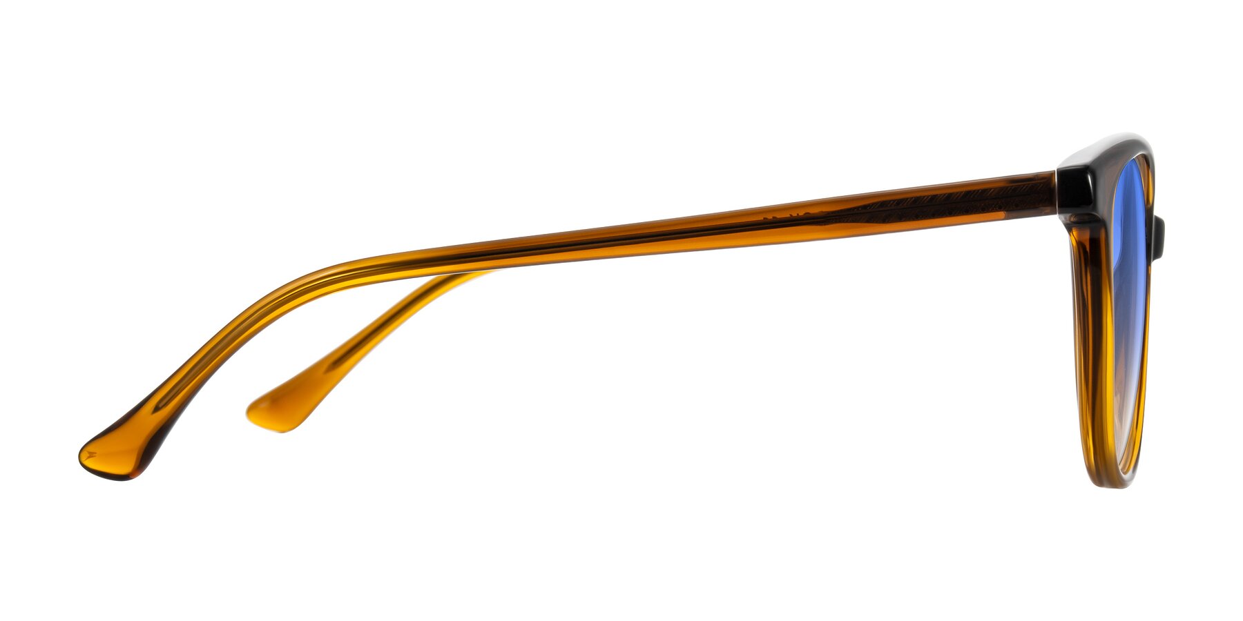 Side of Creek in Gradient Brown with Blue Gradient Lenses