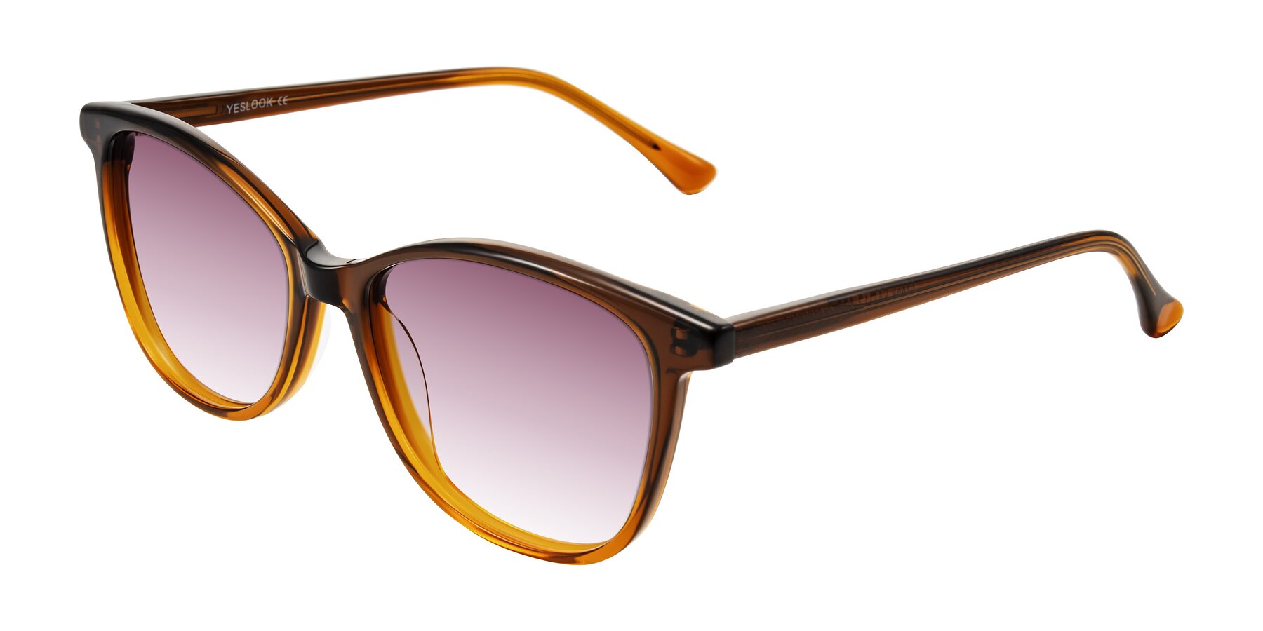 Angle of Creek in Gradient Brown with Wine Gradient Lenses