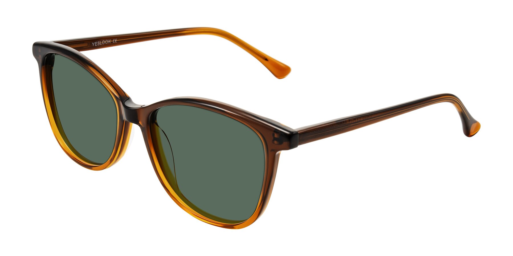 Angle of Creek in Gradient Brown with Green Polarized Lenses