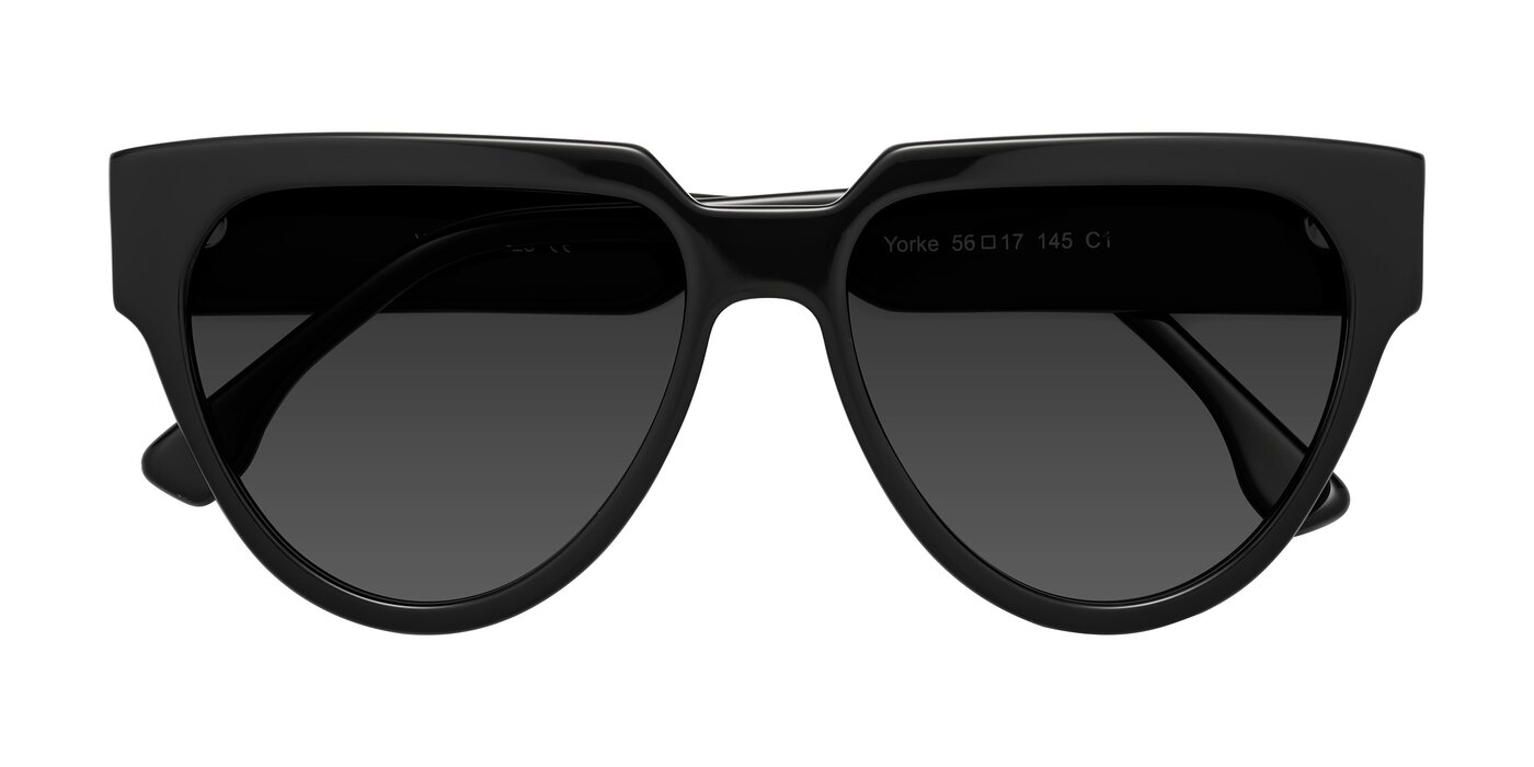 Yorke - Black Tinted Sunglasses