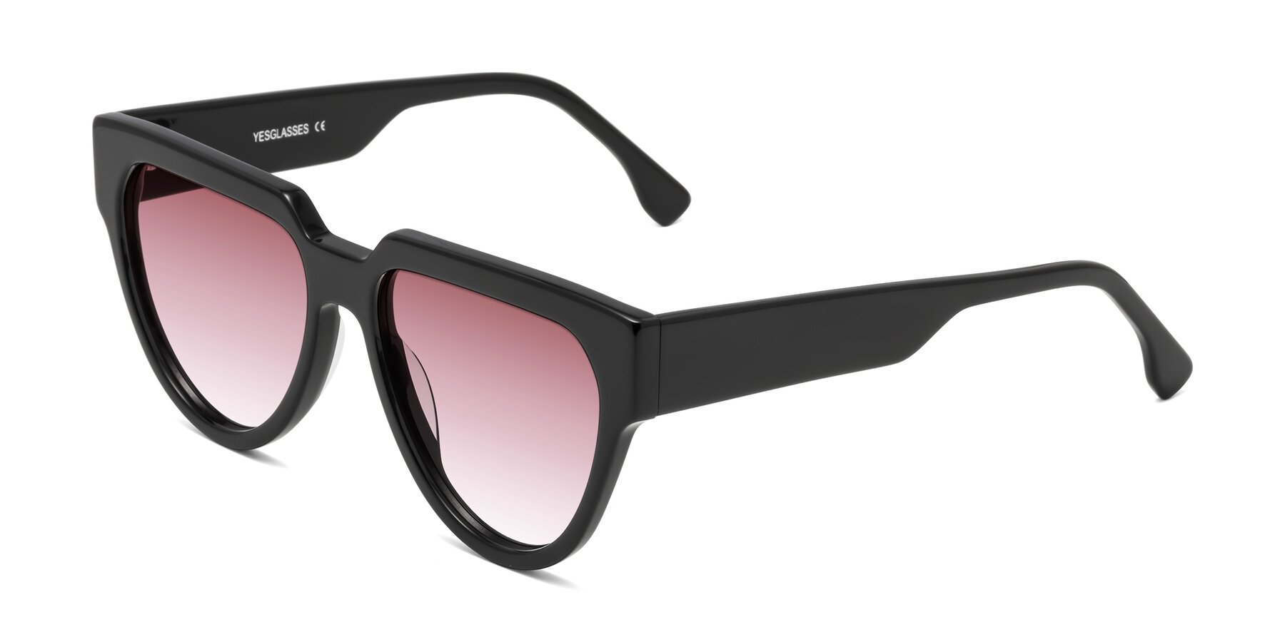 Angle of Yorke in Black with Garnet Gradient Lenses