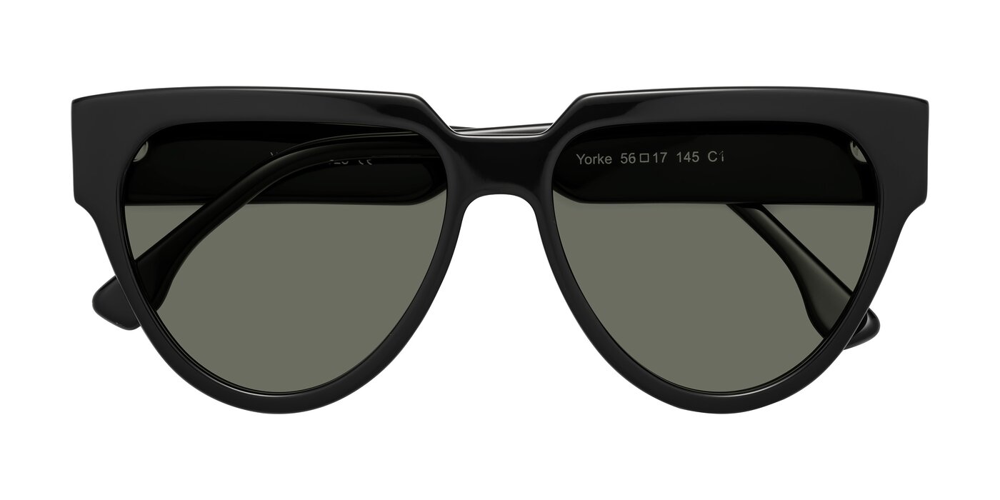 Yorke - Black Polarized Sunglasses