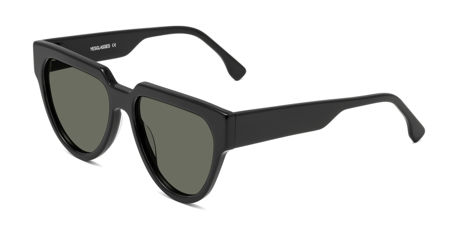 Angle of Yorke in Black with Gray Polarized Lenses