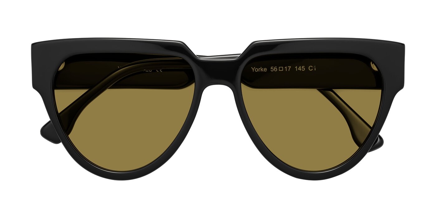 Yorke - Black Polarized Sunglasses