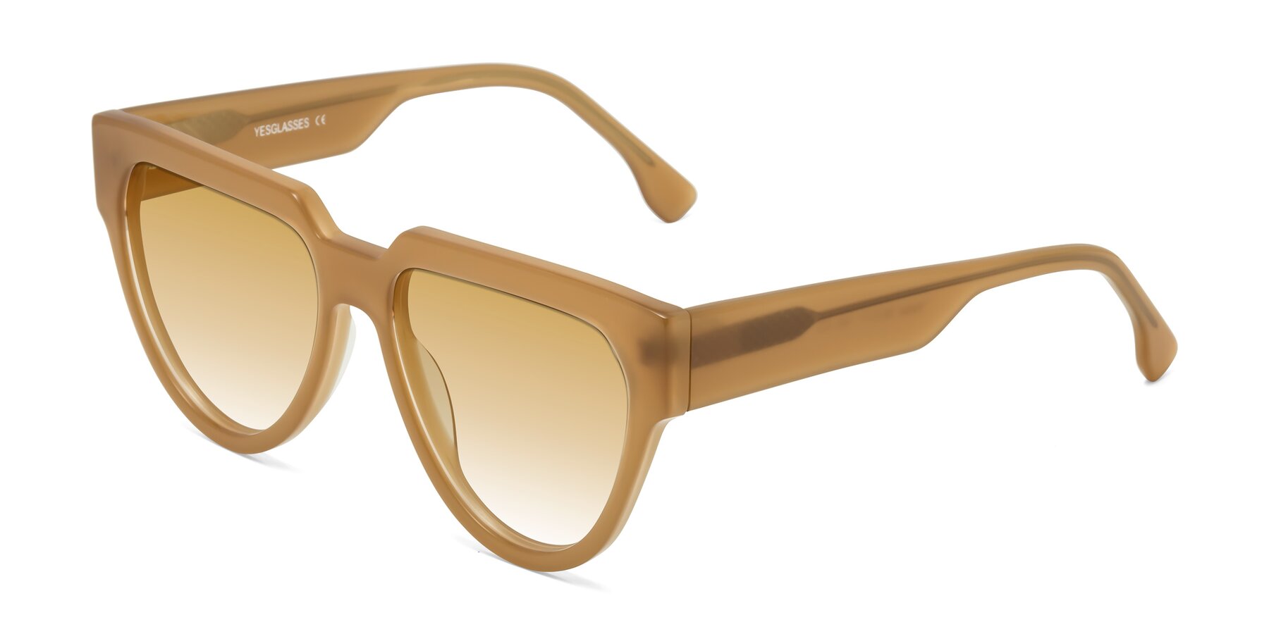 Angle of Yorke in Caramel with Champagne Gradient Lenses