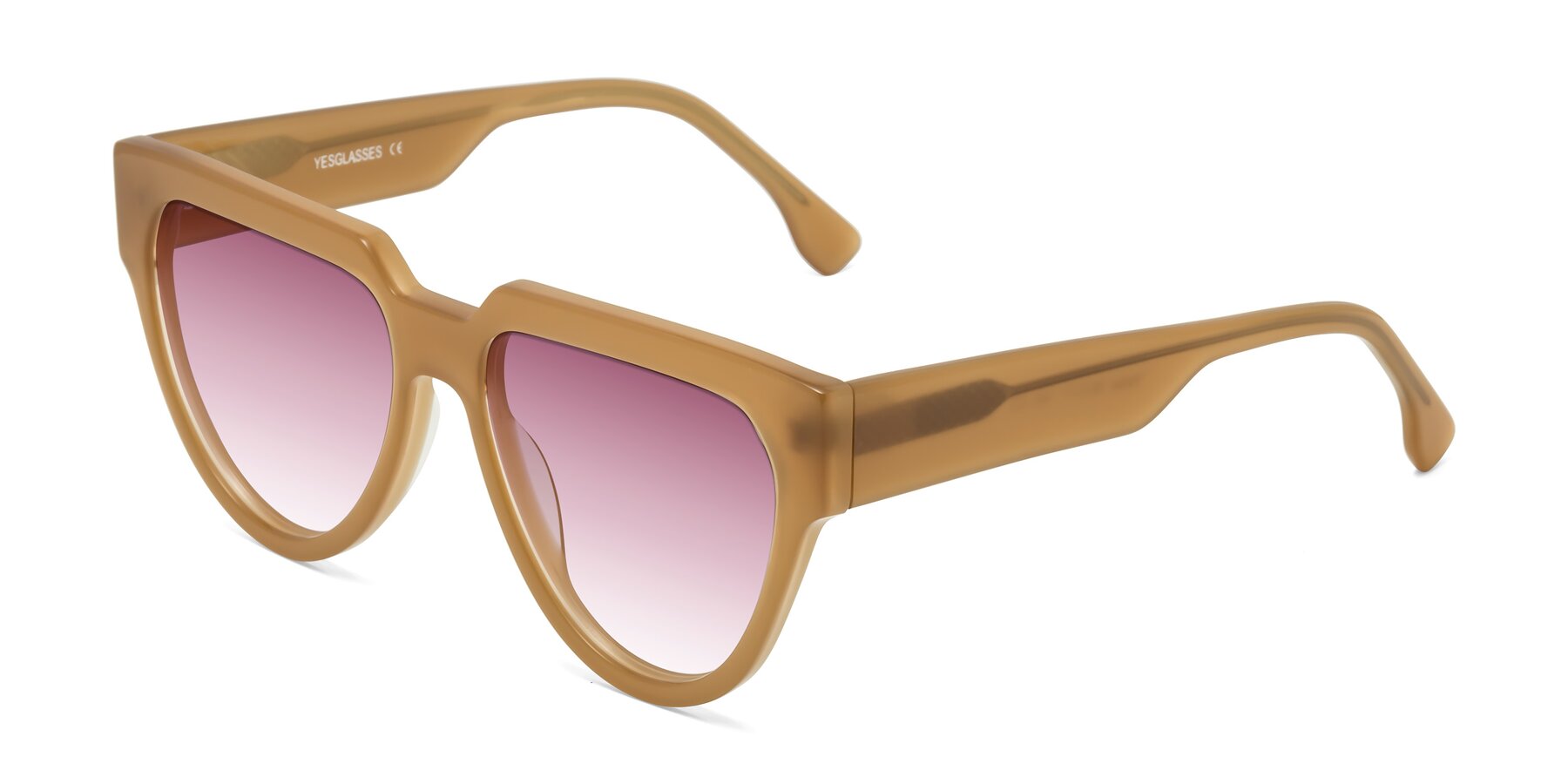 Angle of Yorke in Caramel with Wine Gradient Lenses