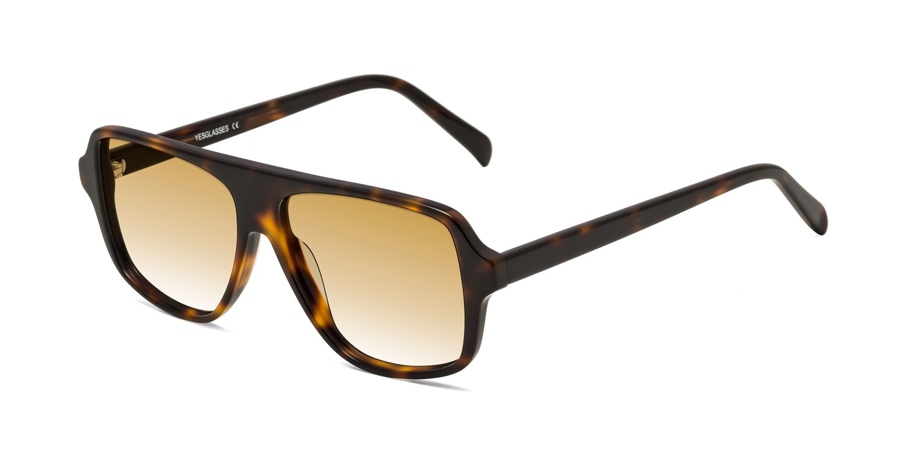 Angle of O'Leary in Tortoise with Champagne Gradient Lenses