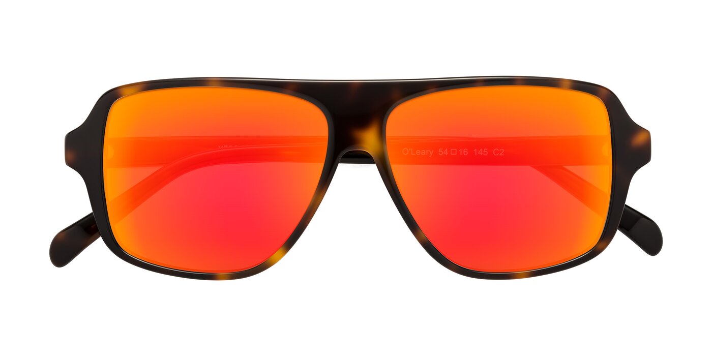 O'Leary - Tortoise Flash Mirrored Sunglasses