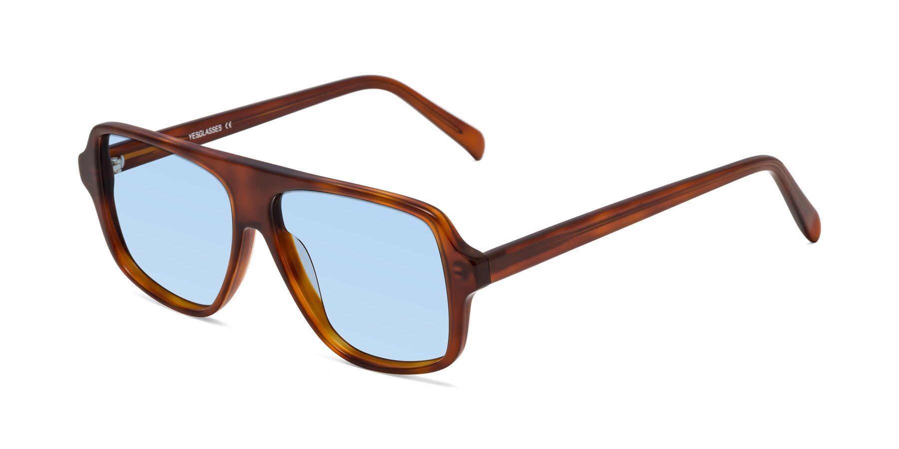 Angle of O'Leary in Maple Syrup with Light Blue Tinted Lenses
