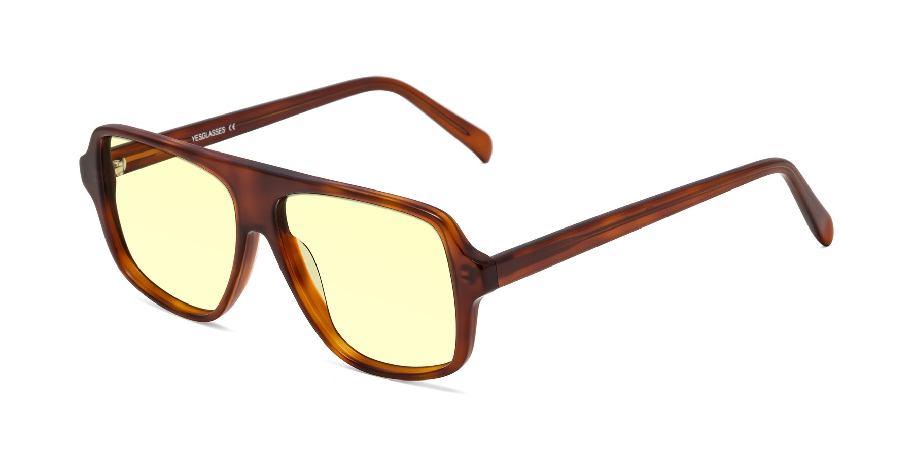 Angle of O'Leary in Maple Syrup with Light Yellow Tinted Lenses