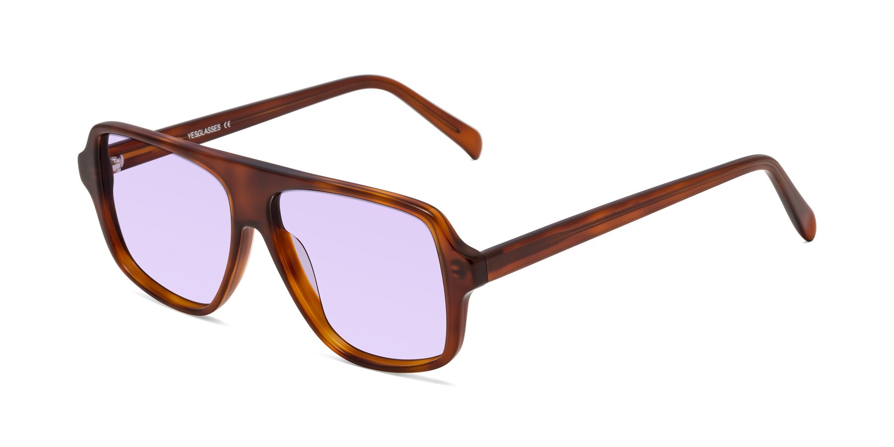 Angle of O'Leary in Maple Syrup with Light Purple Tinted Lenses