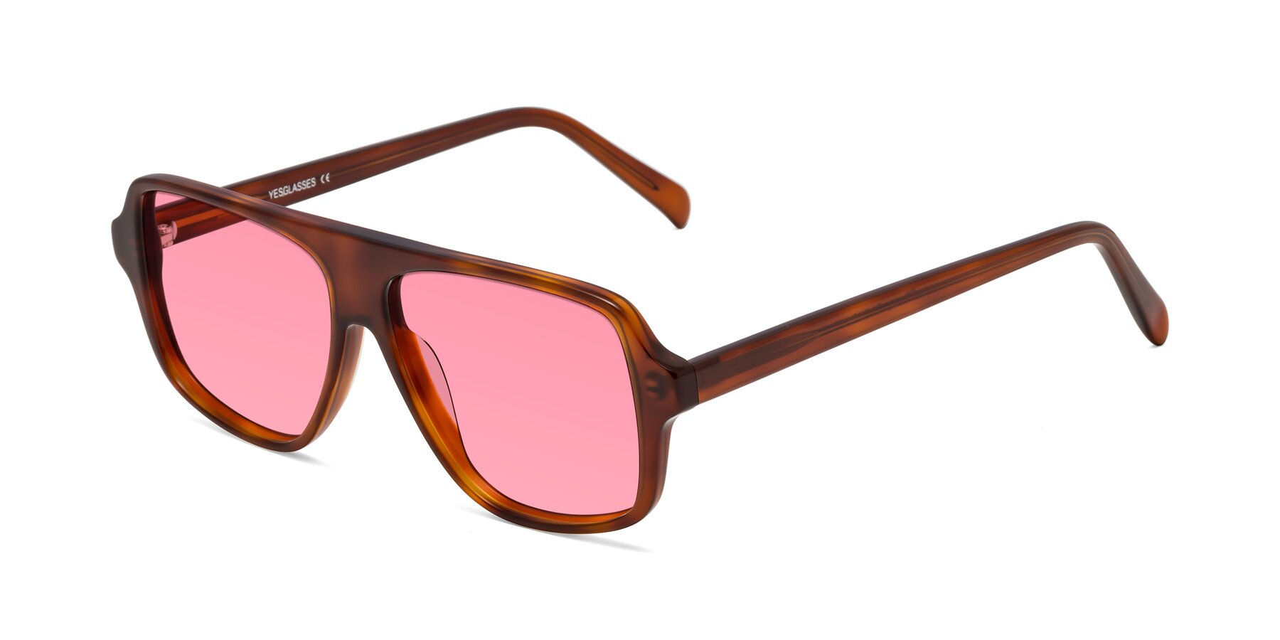 Angle of O'Leary in Maple Syrup with Pink Tinted Lenses