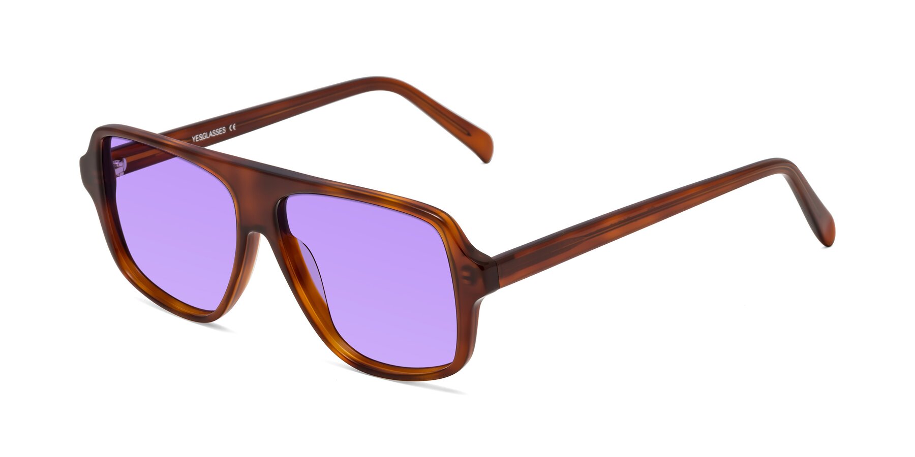 Angle of O'Leary in Maple Syrup with Medium Purple Tinted Lenses