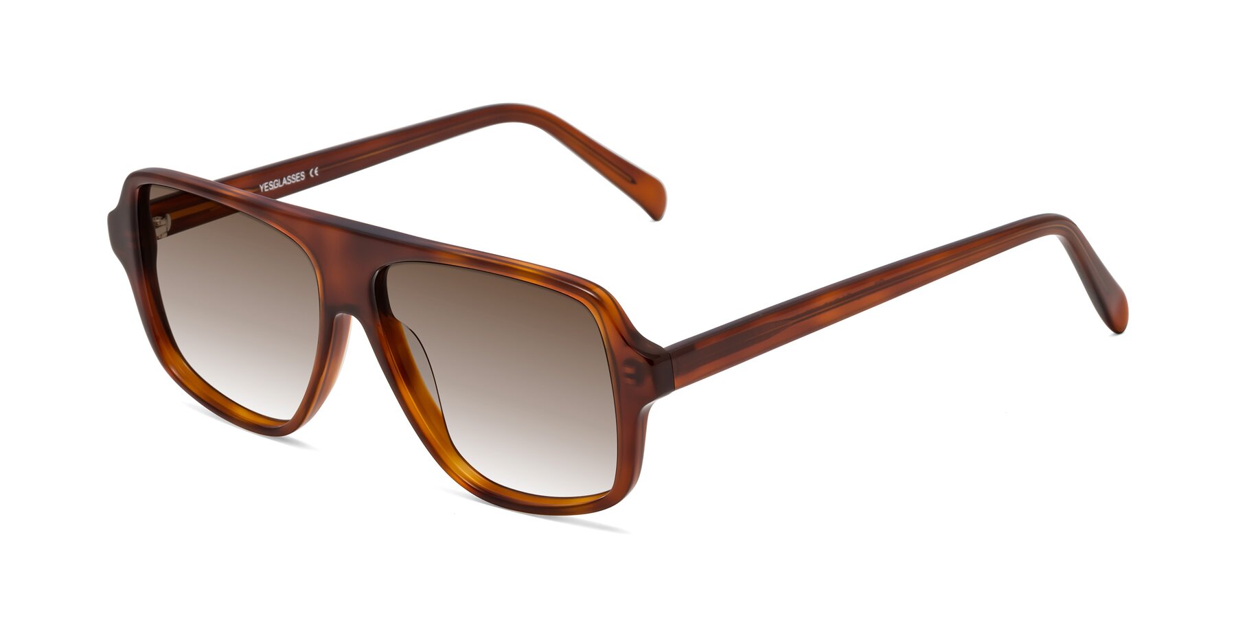 Angle of O'Leary in Maple Syrup with Brown Gradient Lenses