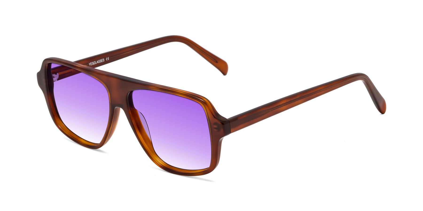 Angle of O'Leary in Maple Syrup with Purple Gradient Lenses
