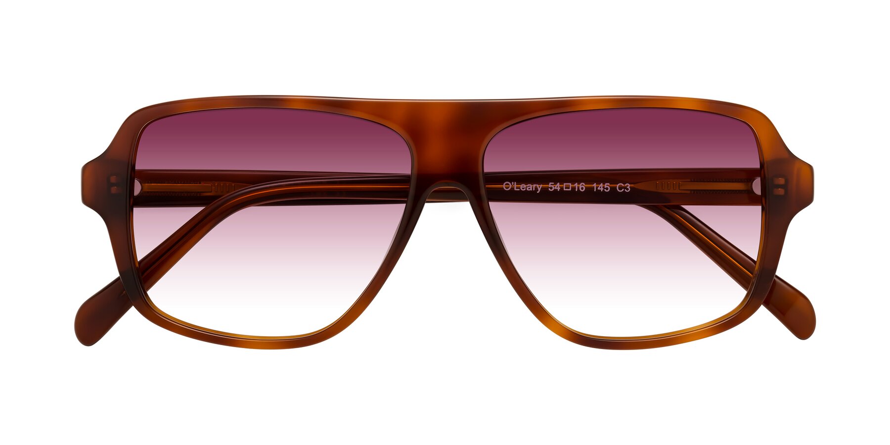 Folded Front of O'Leary in Maple Syrup with Wine Gradient Lenses