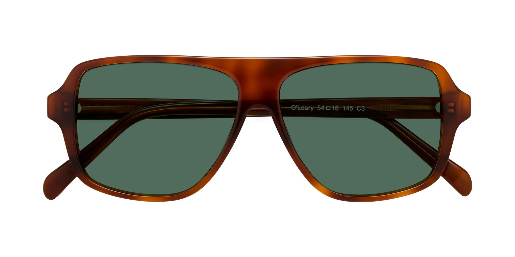 Folded Front of O'Leary in Maple Syrup with Green Polarized Lenses