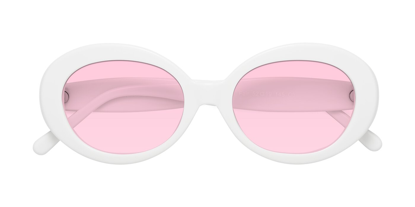 Fair - White Tinted Sunglasses